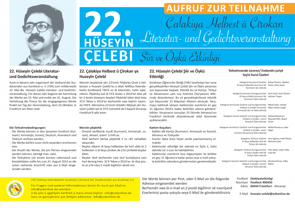 SERLÊDANÊN PÊŞBIRKA HUSEYÎN ÇELEBÎ