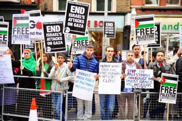londra gazze protest3