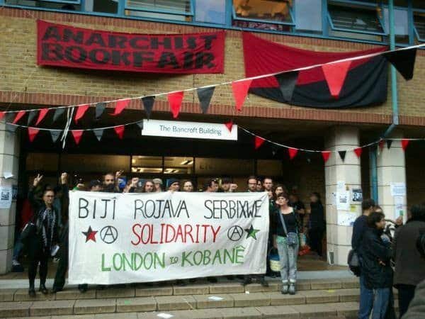 Londra Anarşist Kitap Fuarında temel gündem Rojava oldu Londra Anarşist Kitap Fuarında temel gündem Rojava oldu