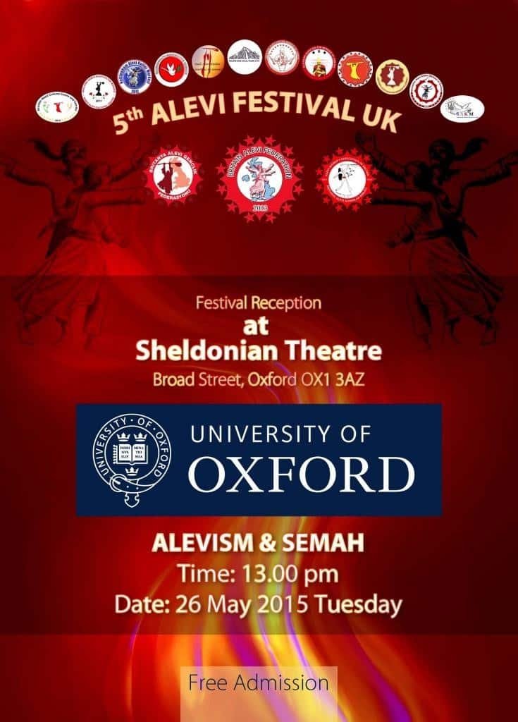5. Alevi Festivali Resepsiyonu Oxford Üniversitesinde Yapılacak 1