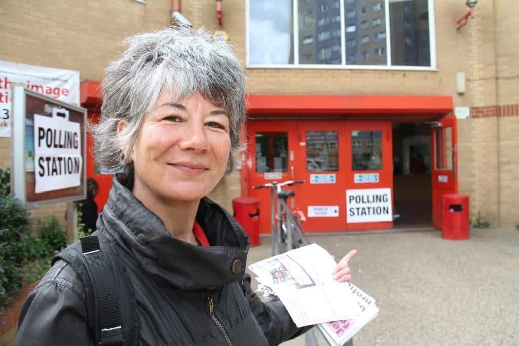 Tusc Tottenham milletvekili adayı Broadwater Farm'da kampanyasına devam etti bugün