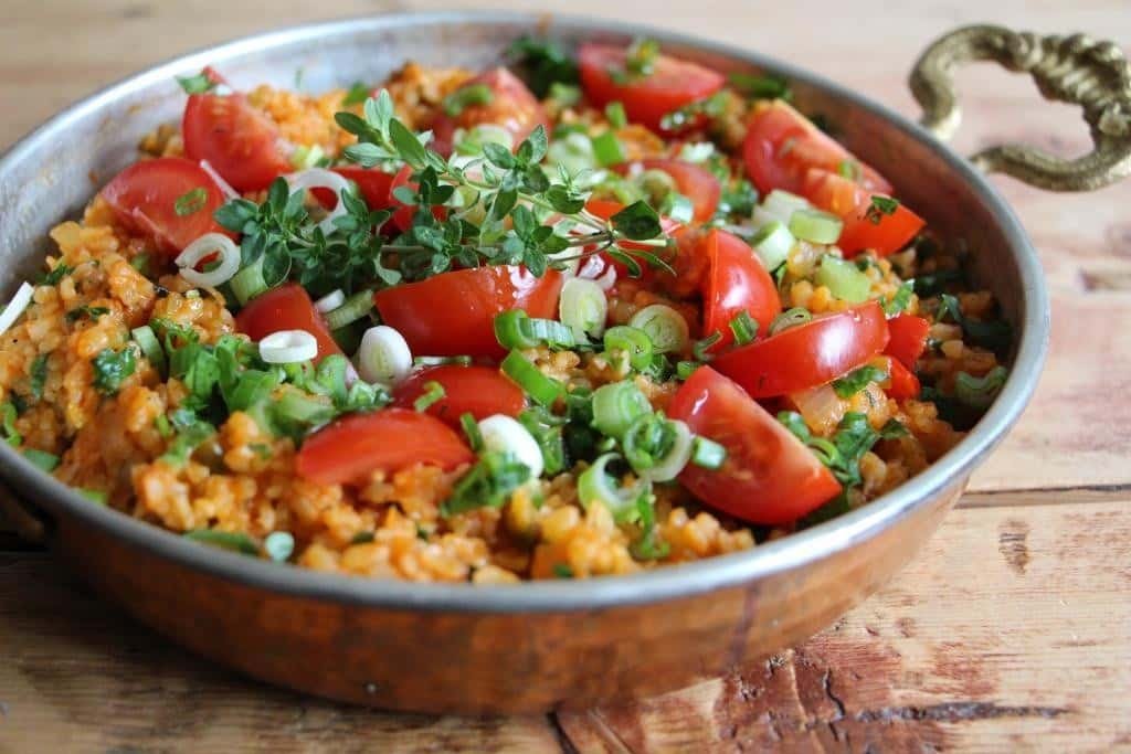 Savara Firingiyan - Domatesli Bulgur pilavı. 1