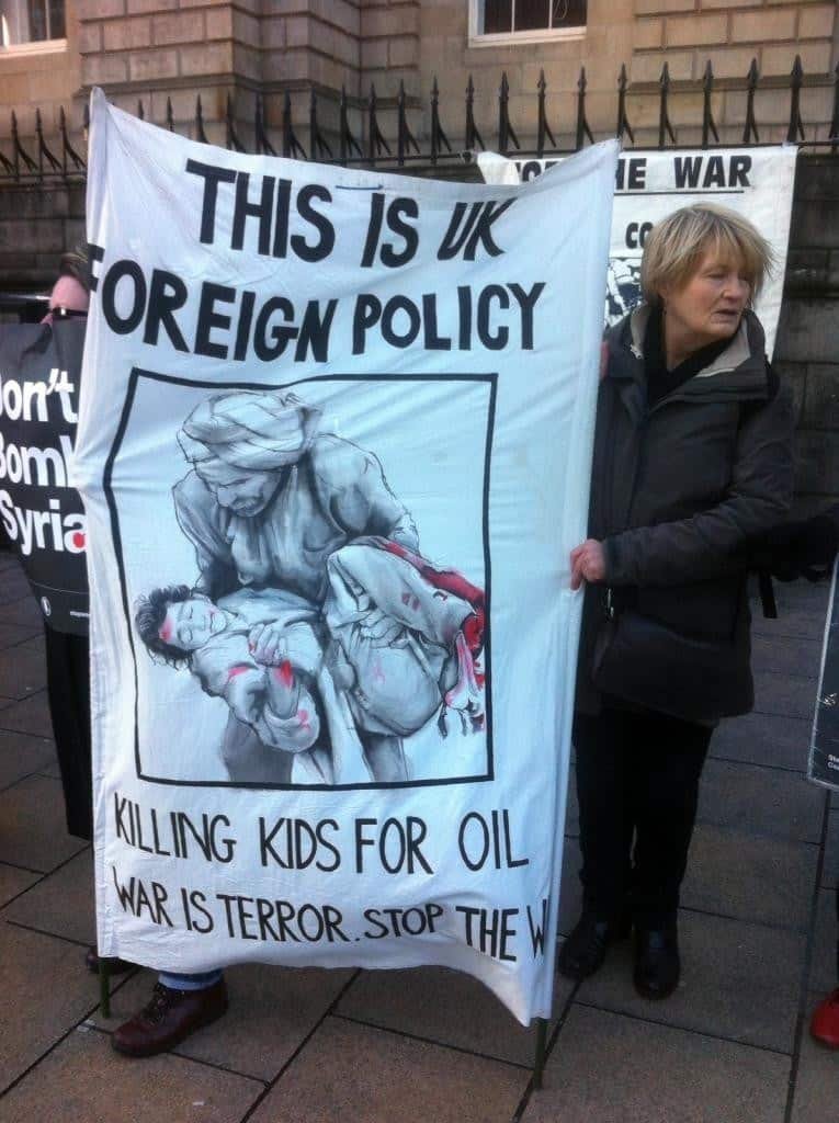 Türk Devletinin Kürdistan’daki Saldırıları İskoçya’da Protesto Edildi 4