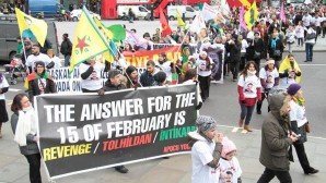 Londra`da Öcalan’a Özgürlük Yürüyüşü (VİDEO+FOTO GALERİ)