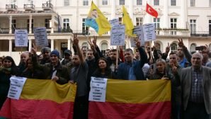 Washington’daki Koruma Terörü, TC Londra Büyükelçiliği Önünde Kınandı