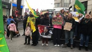 Brighton’da ‘işgal dursun Erdoğan yargılansın’ eylemi