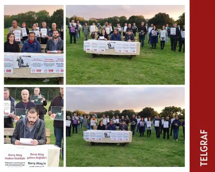 Britanya Demokratik Güç Birliği basın toplantısı