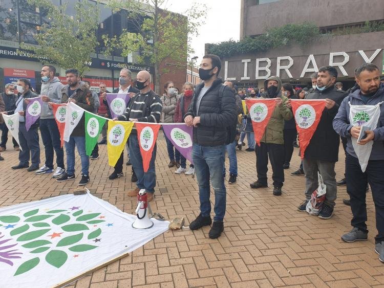 HDP'ye karşı yürütülen siyasi soykırım protesto edildi