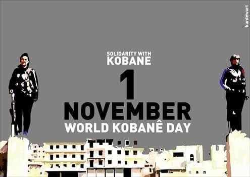 1 Kasım Kobane İçin Eylem Günü 1 Kasım Kobane İçin Eylem Günü