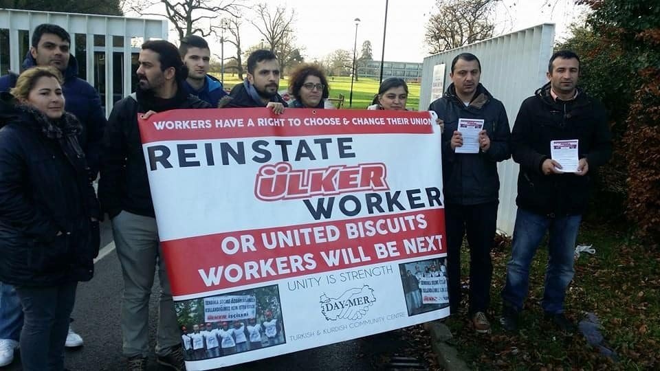 Ülker’e Londra’da protesto Ülker’e Londra’da protesto