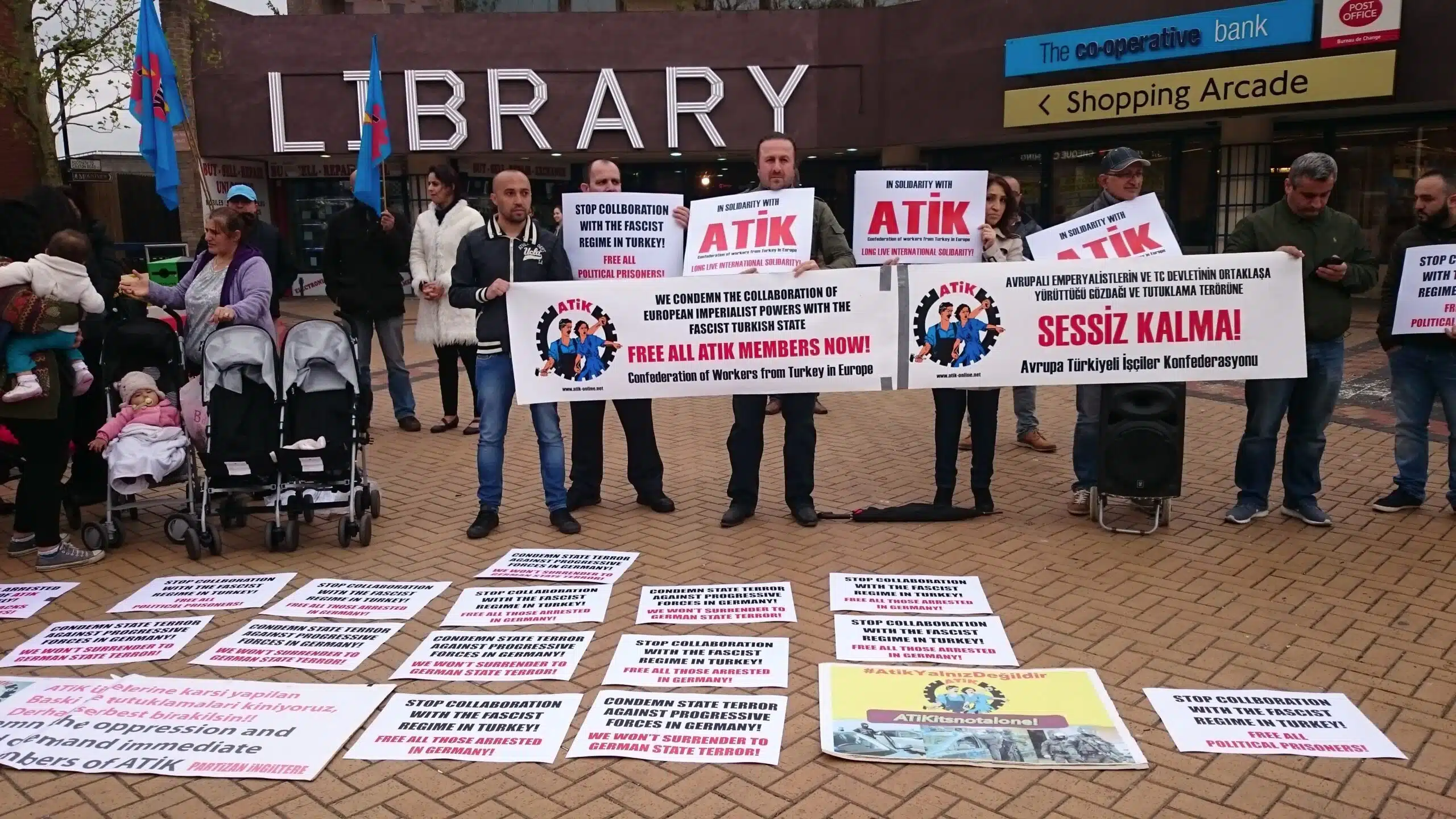ATİK’e Yapılan Saldırılar Londra`da Kınandı ATİK’e Yapılan Saldırılar Londra`da Kınandı