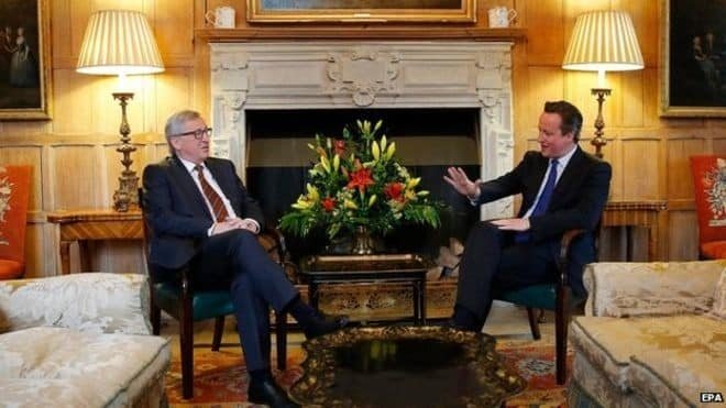 Cameron Avrupa Komisyonu Başkanı İle Görüştü Cameron Avrupa Komisyonu Başkanı İle Görüştü