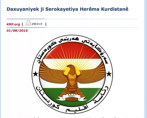 Kürdistan Bölgesi Başkanlığından Katliam Açıklaması Kürdistan Bölgesi Başkanlığından Katliam Açıklaması