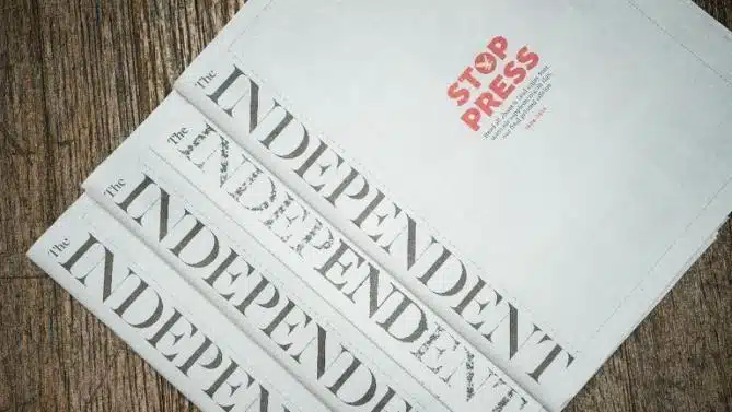 30 Yıllık The Independent Gazetesi Bugün Son Kez Basıldı 30 Yıllık The Independent Gazetesi Bugün Son Kez Basıldı
