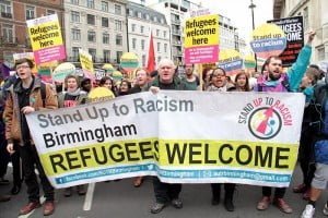 Londra Refugees Welcome Here Eylemi Foto: Erem Kansoy 19/03/2016