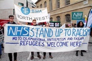 Londra Refugees Welcome Here Eylemi Foto: Erem Kansoy 19/03/2016
