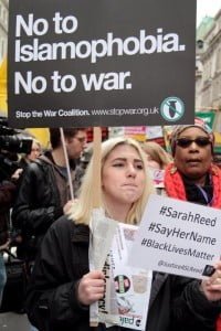 Londra Refugees Welcome Here Eylemi Foto: Erem Kansoy 19/03/2016