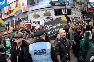 Londra Refugees Welcome Here Eylemi Foto: Erem Kansoy 19/03/2016