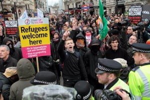 Londra Refugees Welcome Here Eylemi Foto: Erem Kansoy 19/03/2016