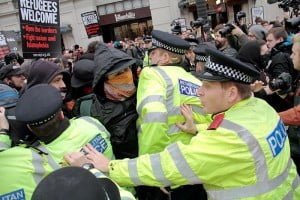 Londra Refugees Welcome Here Eylemi Foto: Erem Kansoy 19/03/2016