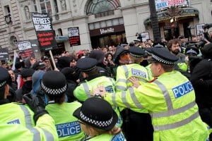 Londra Refugees Welcome Here Eylemi Foto: Erem Kansoy 19/03/2016