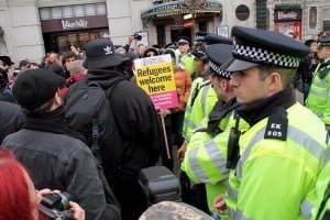 Londra Refugees Welcome Here Eylemi Foto: Erem Kansoy 19/03/2016