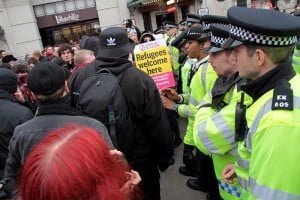 Londra Refugees Welcome Here Eylemi Foto: Erem Kansoy 19/03/2016