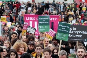Londra Refugees Welcome Here Eylemi Foto: Erem Kansoy 19/03/2016
