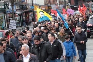 Londra'da Newroz Ateşi Foto: Erem Kansoy
