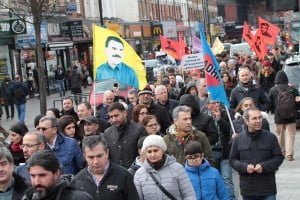 Londra'da Newroz Ateşi Foto: Erem Kansoy