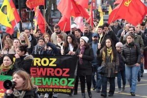 Londra'da Newroz Ateşi Foto: Erem Kansoy