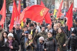 Londra'da Newroz Ateşi Foto: Erem Kansoy