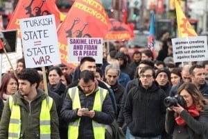 Londra'da Newroz Ateşi Foto: Erem Kansoy