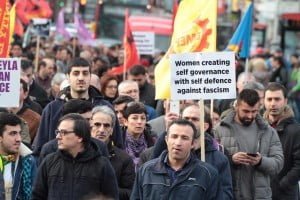 Londra'da Newroz Ateşi Foto: Erem Kansoy