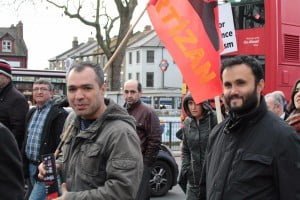 Londra'da Newroz Ateşi Foto: Erem Kansoy