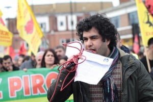 Londra'da Newroz Ateşi Foto: Erem Kansoy