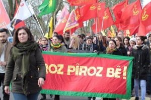 Londra'da Newroz Ateşi Foto: Erem Kansoy