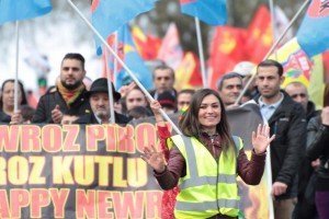 Londra'da Newroz Ateşi Foto: Erem Kansoy