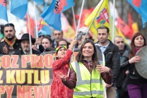 Londra'da Newroz Ateşi Foto: Erem Kansoy