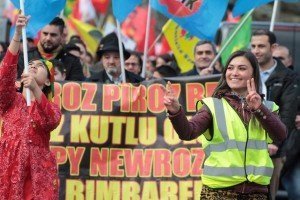 Londra'da Newroz Ateşi Foto: Erem Kansoy