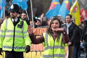 Londra'da Newroz Ateşi Foto: Erem Kansoy
