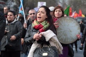 Londra'da Newroz Ateşi Foto: Erem Kansoy