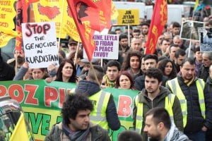 Londra'da Newroz Ateşi Foto: Erem Kansoy