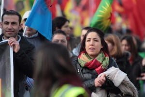 Londra'da Newroz Ateşi Foto: Erem Kansoy