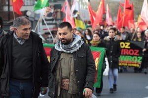 Londra'da Newroz Ateşi Foto: Erem Kansoy