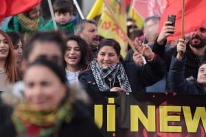 Londra'da Newroz Ateşi Foto: Erem Kansoy