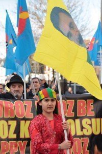 Londra'da Newroz Ateşi Foto: Erem Kansoy