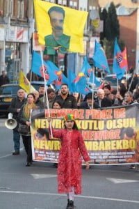 Londra'da Newroz Ateşi Foto: Erem Kansoy