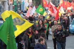 Londra'da Newroz Ateşi Foto: Erem Kansoy