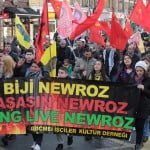 Londra'da Newroz Ateşi Foto: Erem Kansoy